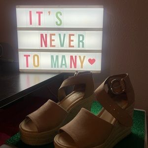 Nine West Wedge Sandal.